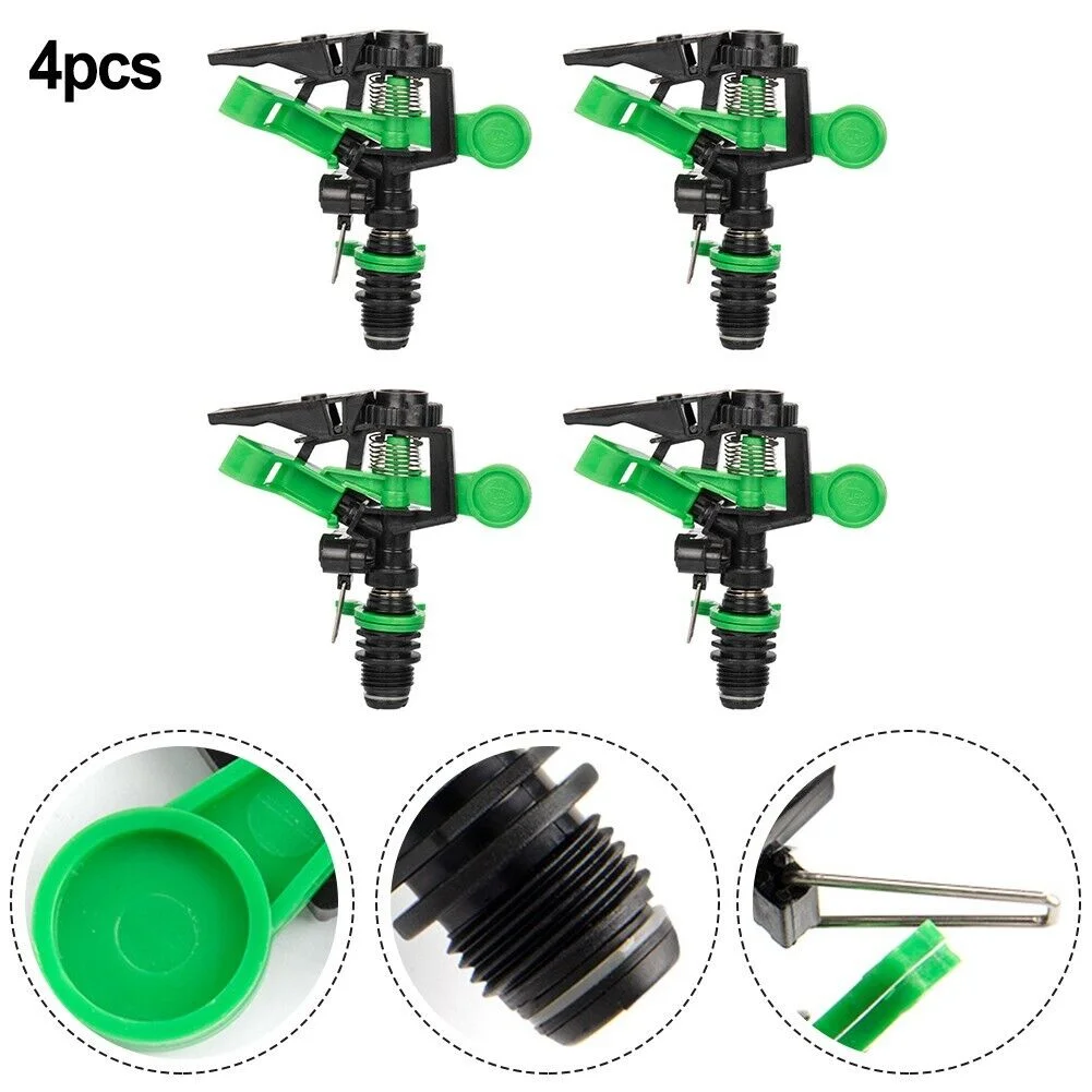 Sprinklers Adjustable Impact Sprinklers Heads 360° Pulsating Irrigation