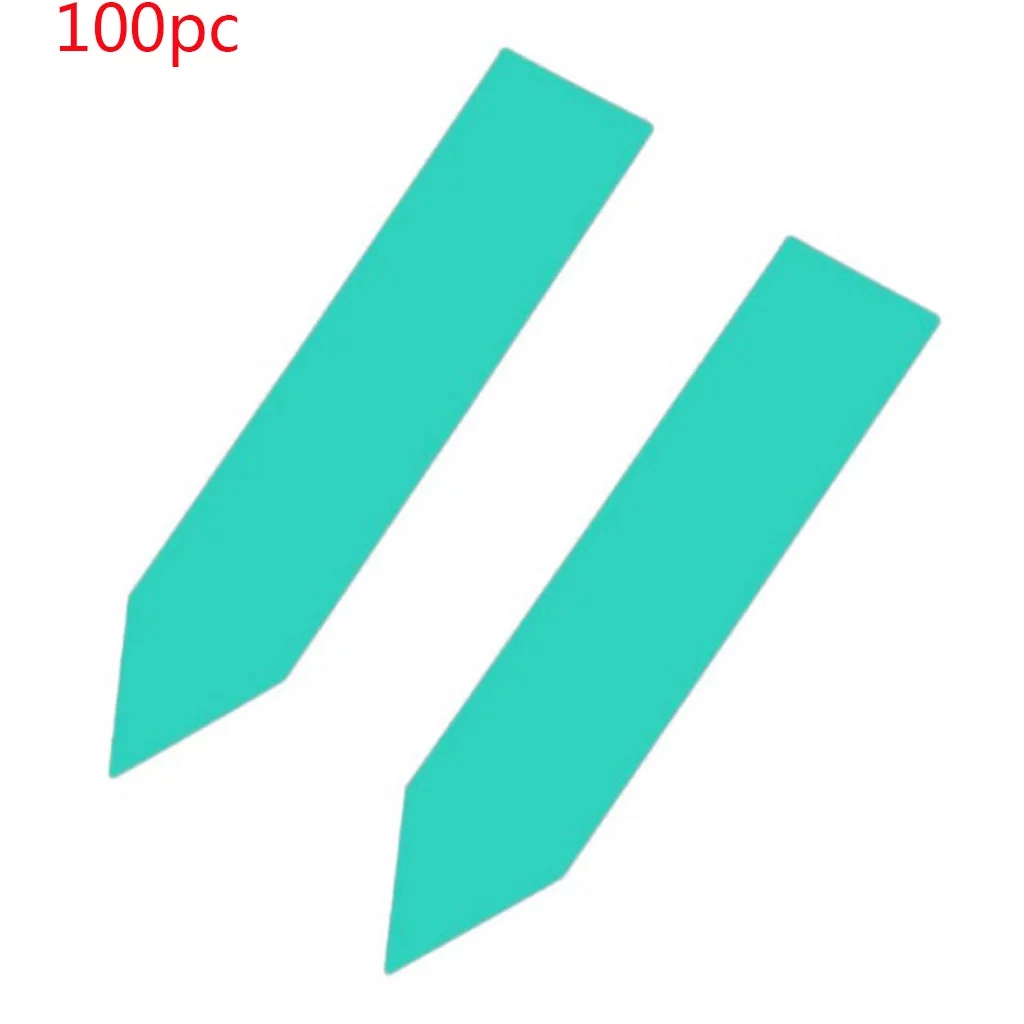 100 Pcs Plastic Plant Seed Labels Pot Marker Nursery Garden Stake Tags 5cm x1cm