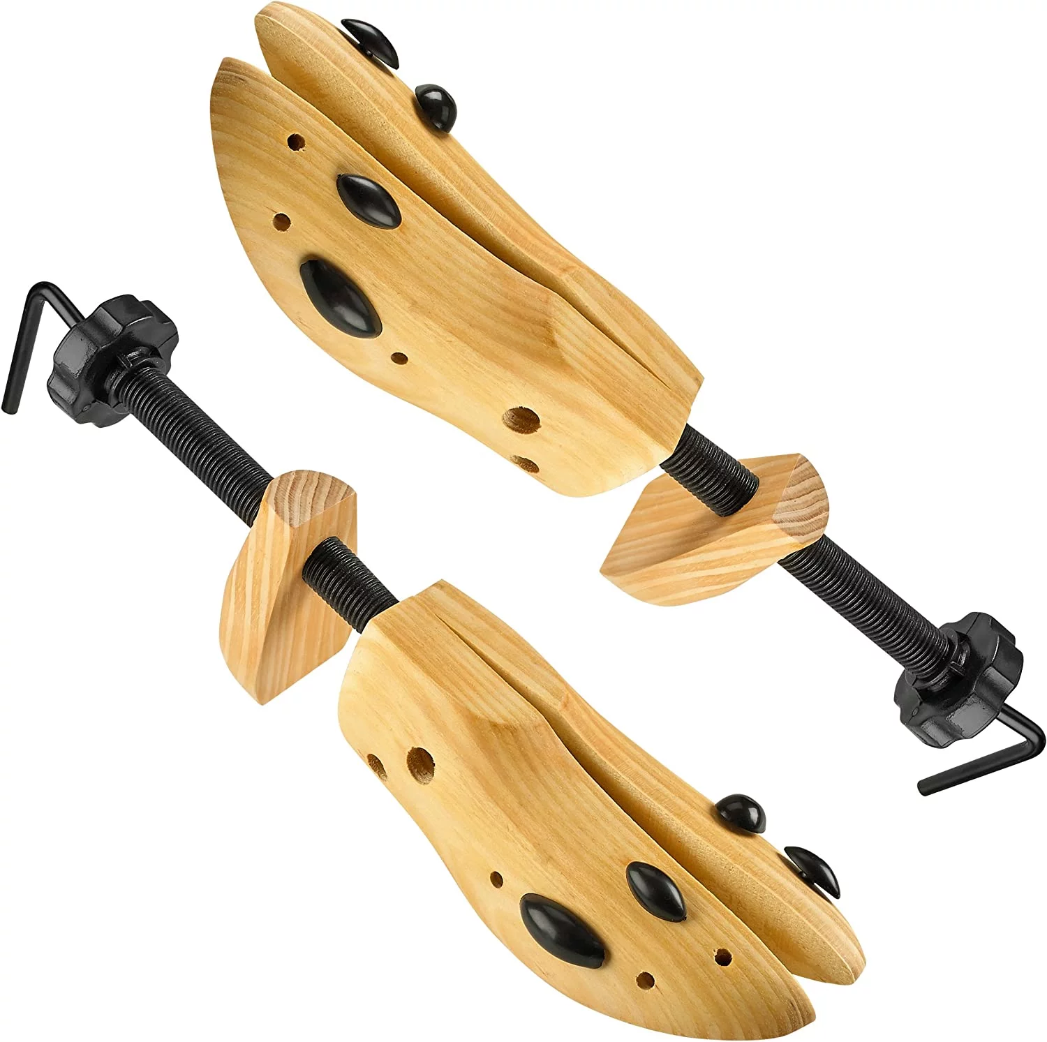 MEDca Professional 2-Way Indoor Outdoor Shoe Stretcher - Wood