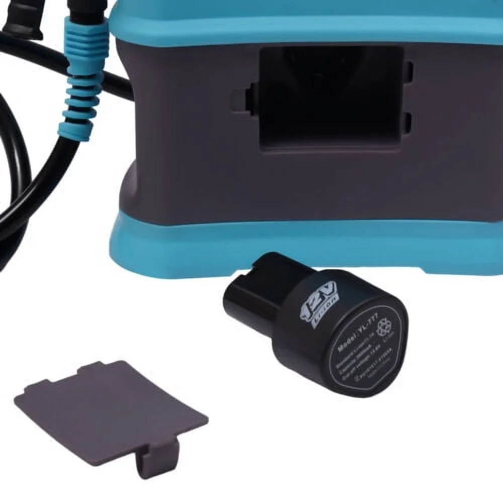 1.32 Gal Electric Garden Weed Sprayer Battery Powered 5 Nozzles Retractable Wand