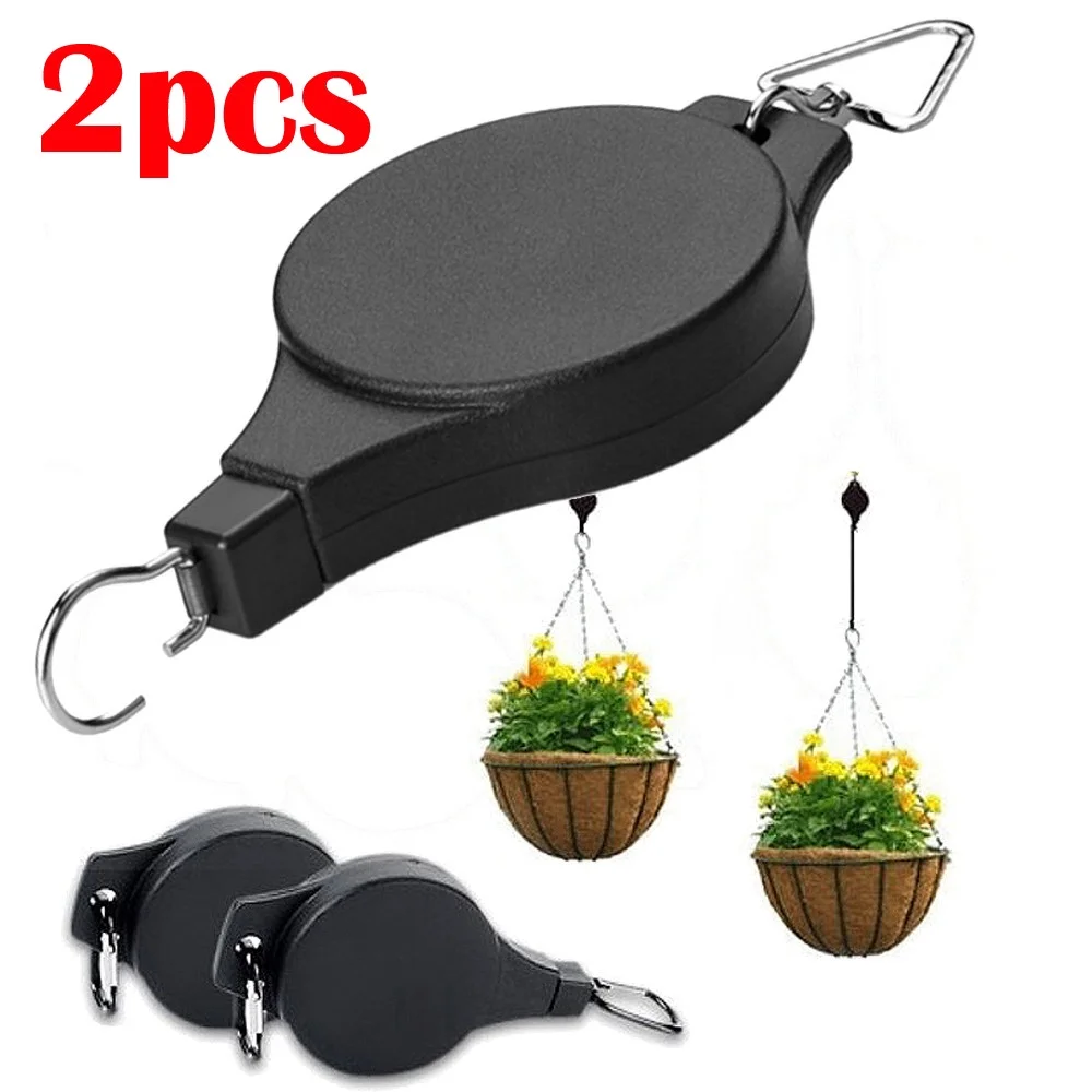 iju7gthy Hair Remover Lotion Cocoa Butter & 2Pcs Retractable Pulley Hanging Basket Pull Down Hanger Garden Pots Hook *6Pcs