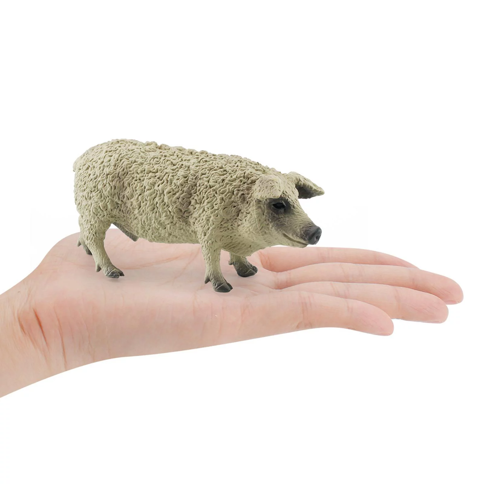 deevoka 3xpig Figurine Playset Painted Farm Animal Figure Toys Figurines Model