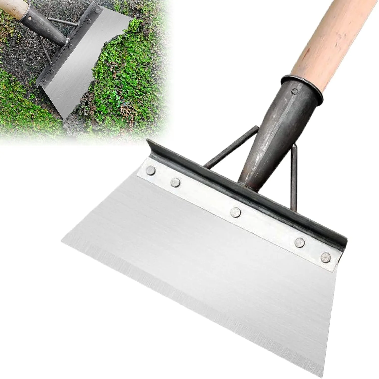 High-Quality Multi-Functional Garden Cleaning Shovel - Efficient and Durable for Landscaping  Weeding  and Planting - Ideal Scraper Shovel for Farm Use - New 2023 Model Measures 30cm/11.8