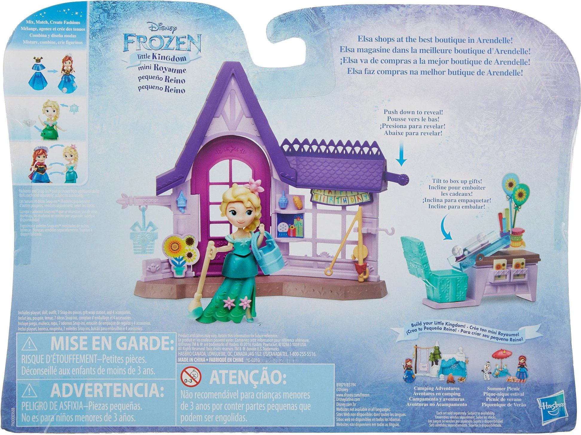 Birthday Gift Shop Frozen Doll Playset
