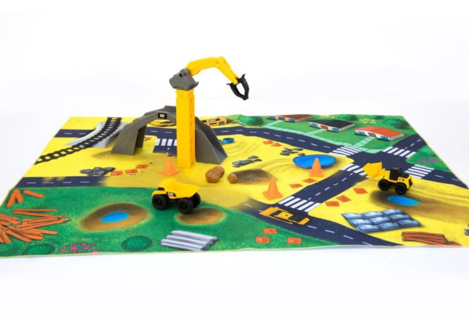 Cat Little Machines Vehicles and Play Mat