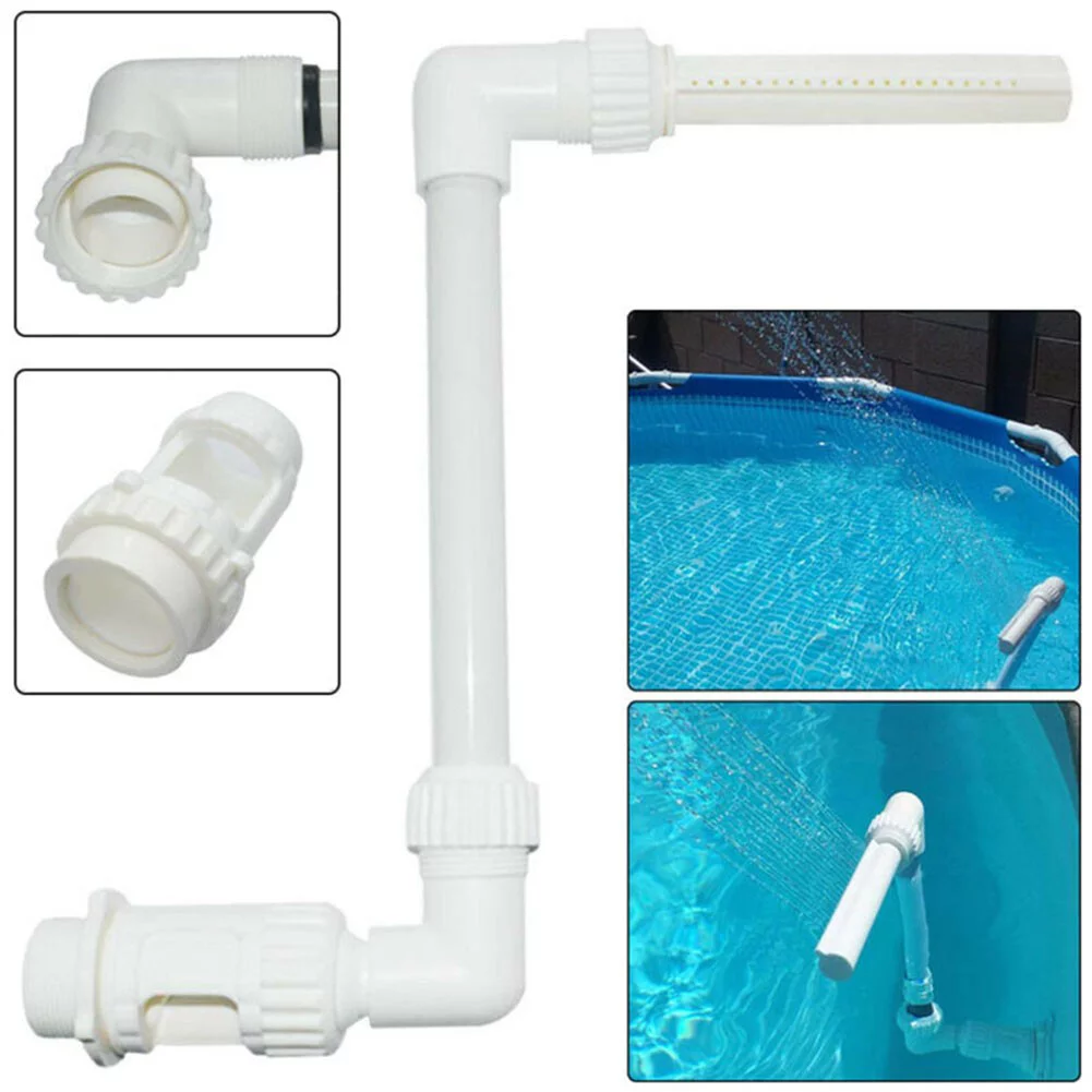 Adjustable Waterfall Swimming Pool Fountain Stand Sprayer Hose Replacement Tool