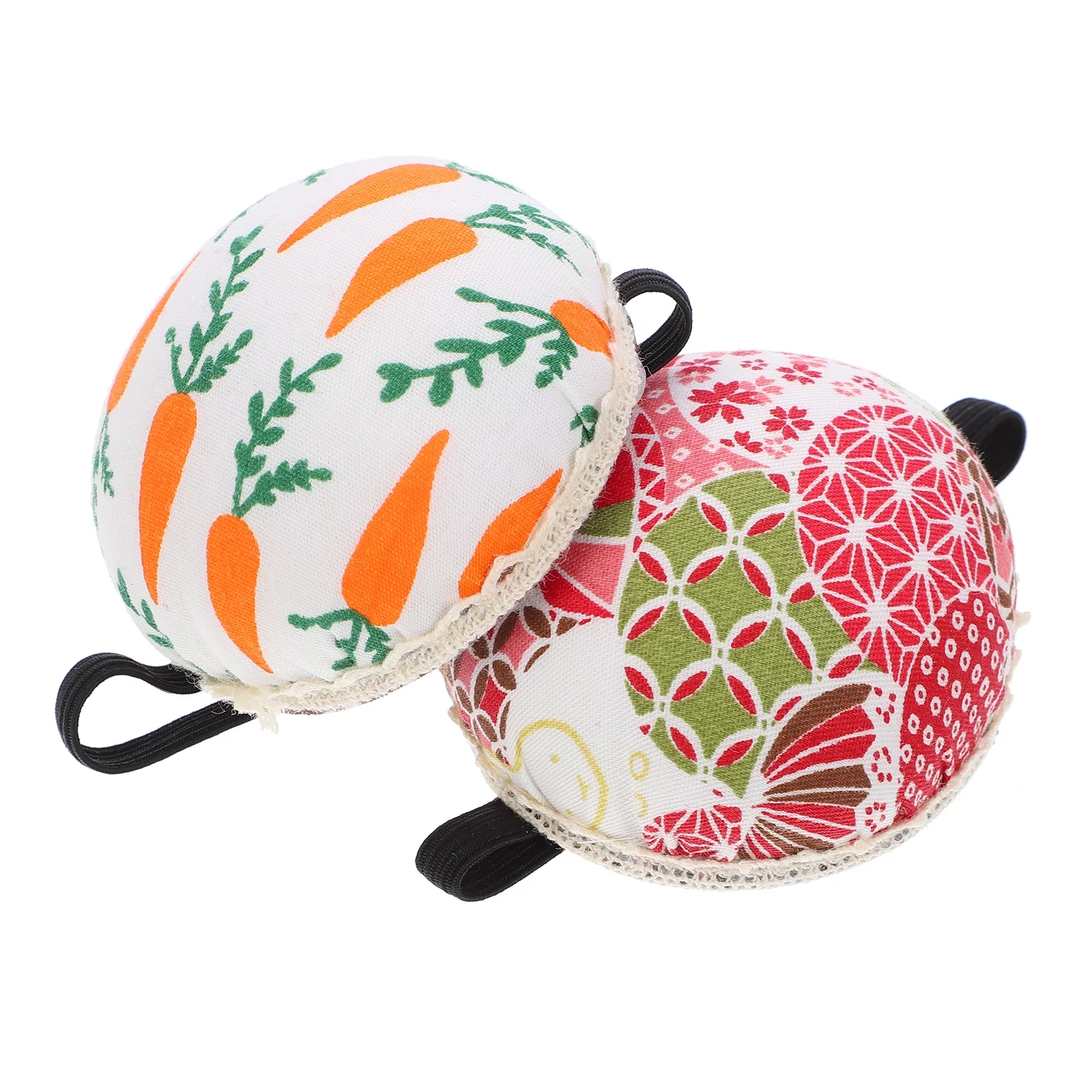 2pcs Pin Cushion Wrist Pin Cushions Wearable Needle Pincushions Sewing Tools for Sewing Tailor Cloth Ruler(Random Style)