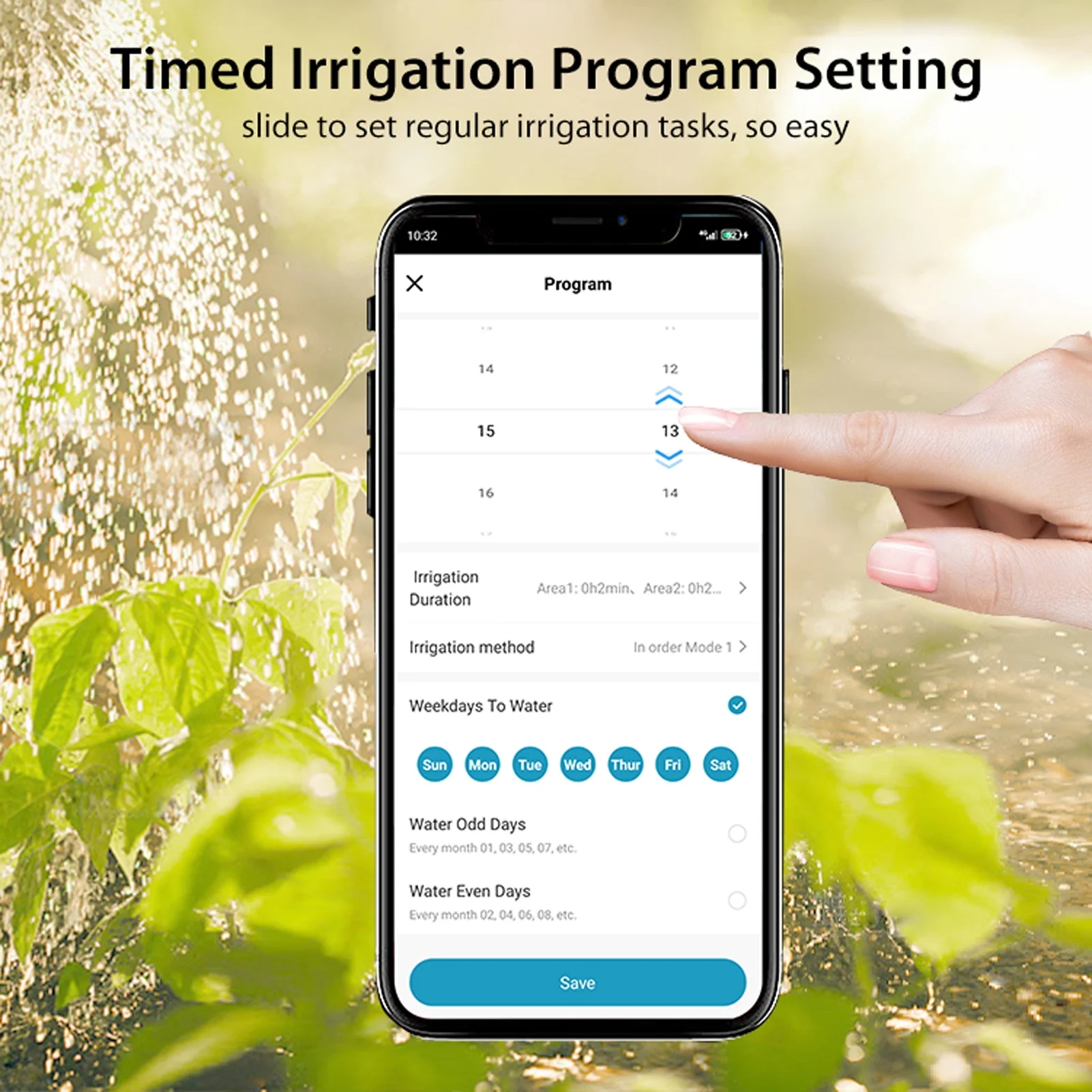 Irrigation Controller,Weather Delay Wifi Bt Sprinkler 16 Zones Sprinkler Water Balcony Water Balcony Weather Zones Wifi Water Mizuh Havou Sprinkler Dsfen Wifi Eryue