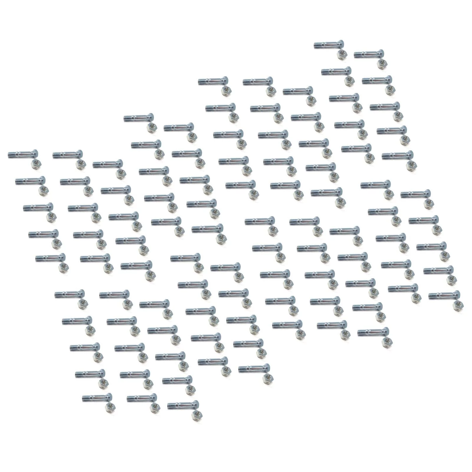 The ROP Shop | (Pack of 100) Shear Pin Bolt & Nut For Ryobi, Yard Machines Two-Stage Snowblower