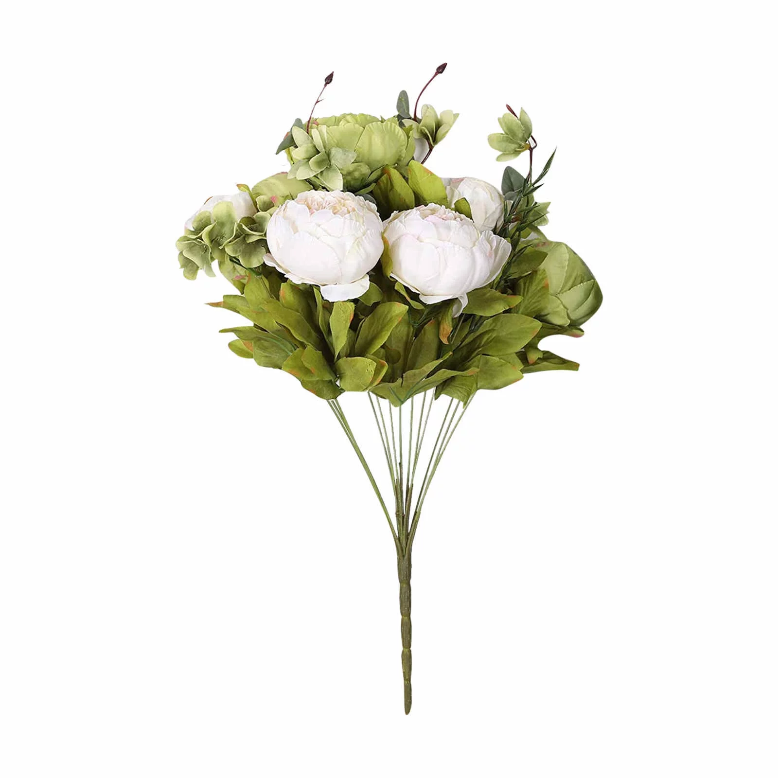 Yeetfub Artificial Flowers for Outdoors 1PC Home Flowers Wedding Silk Flowers Vintage Artificial Peony Decoration Artificial flowers for Wedding Home Faux Flowers Bulk Gift for Mothers Day