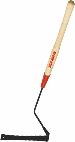 True Temper 1942600 Serrated Grass Whip with Double-Edged Serrated Steel Blade, 22 in. Hardwood Handle