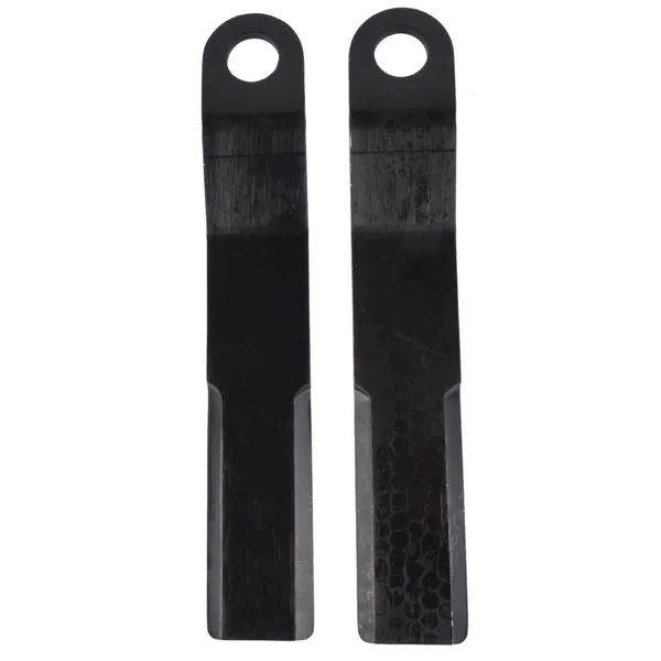 Fithood 2PCS Heavy Duty AR400 Steel Mower King Skidsteer Brush Hog Cutter Replacement Blades