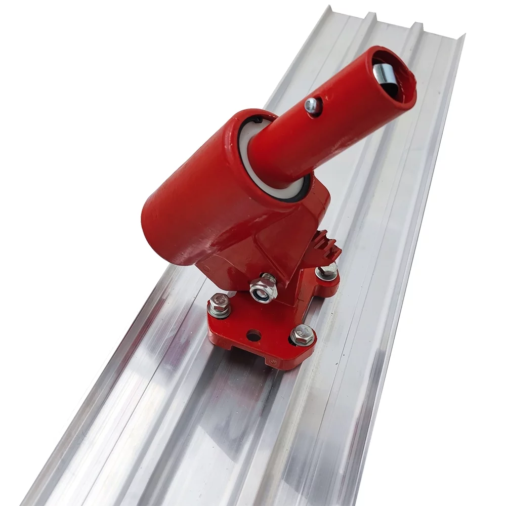 INTBUYING Concrete Trowel Finishing Cement Pavement Push Pull Tools Smooth Finish Trowel Stainless Steel 47.2Inch