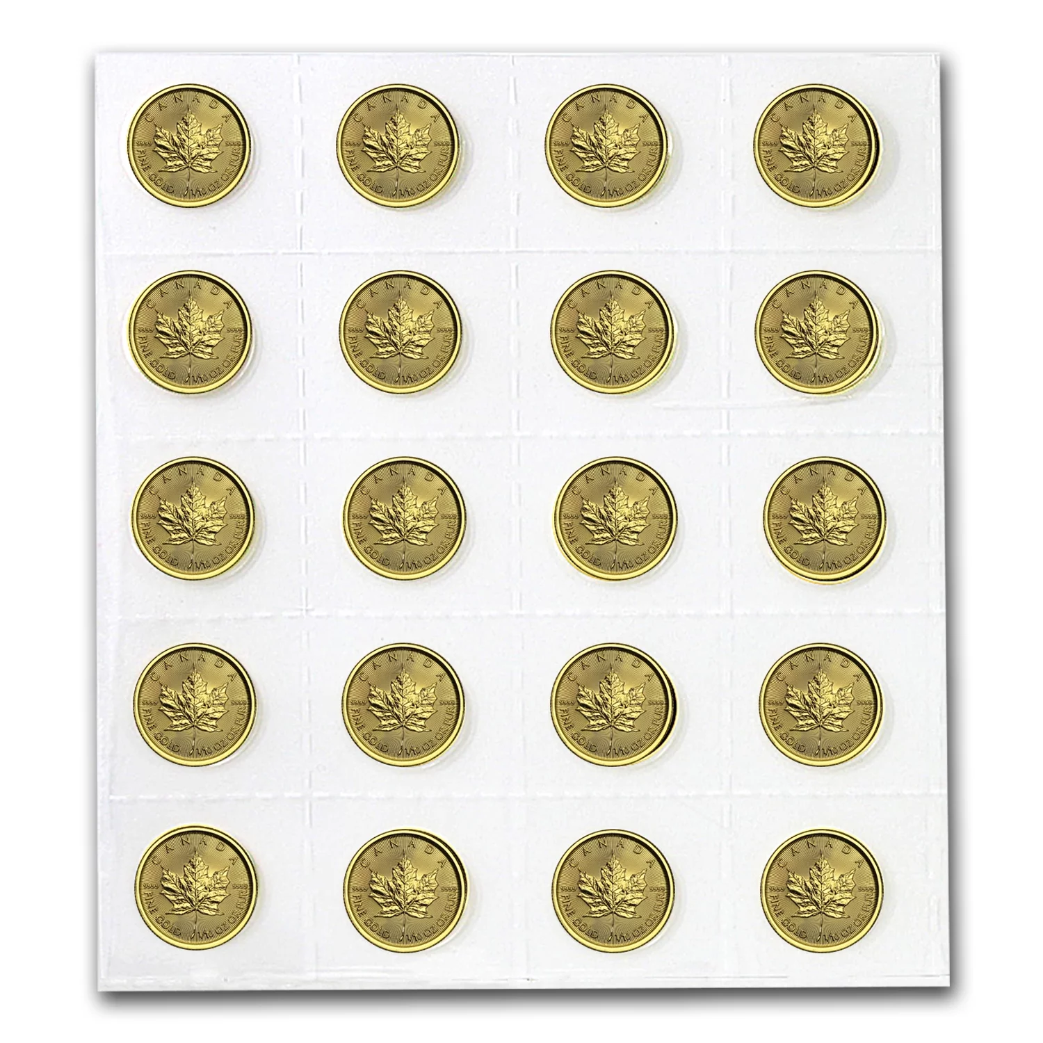 2020 Canada 1/10 oz Gold Maple Leaf BU