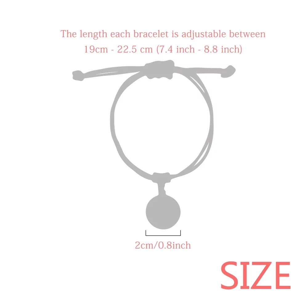 Saplings Surprised Small TV Face Original Bracelet Rope Hand Chain Leather Money Wristband