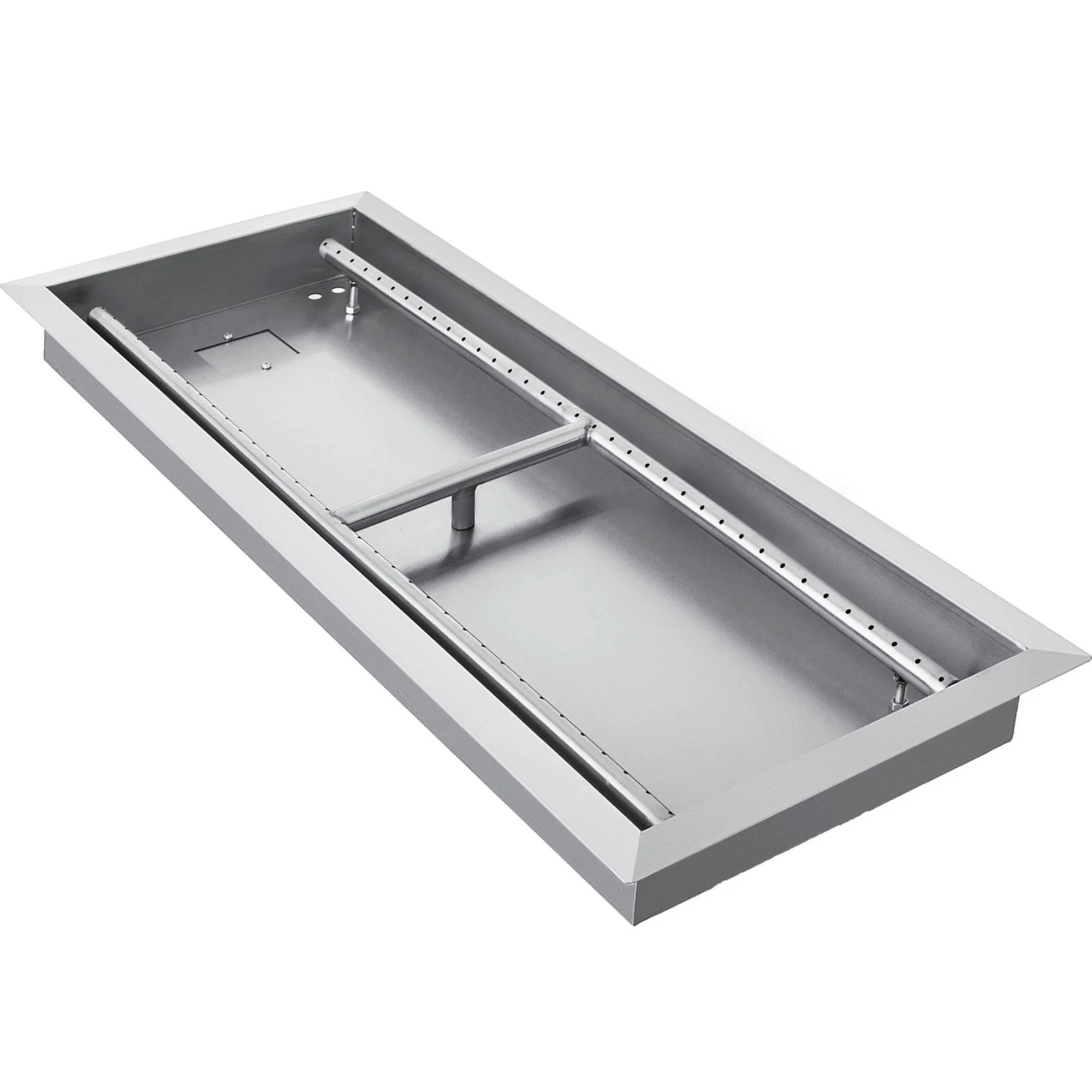 Drop-in Fire Pit Pan W/ Burner 31.5