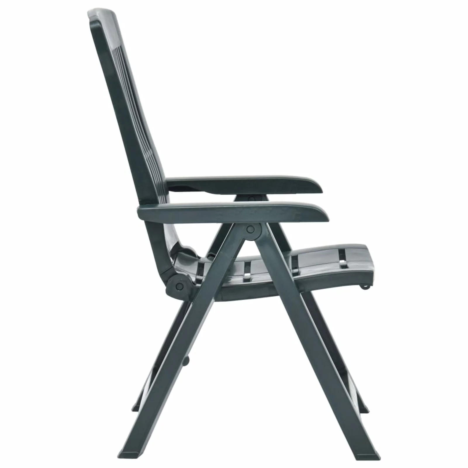 Walmeck Patio Reclining Chairs 2 pcs Green