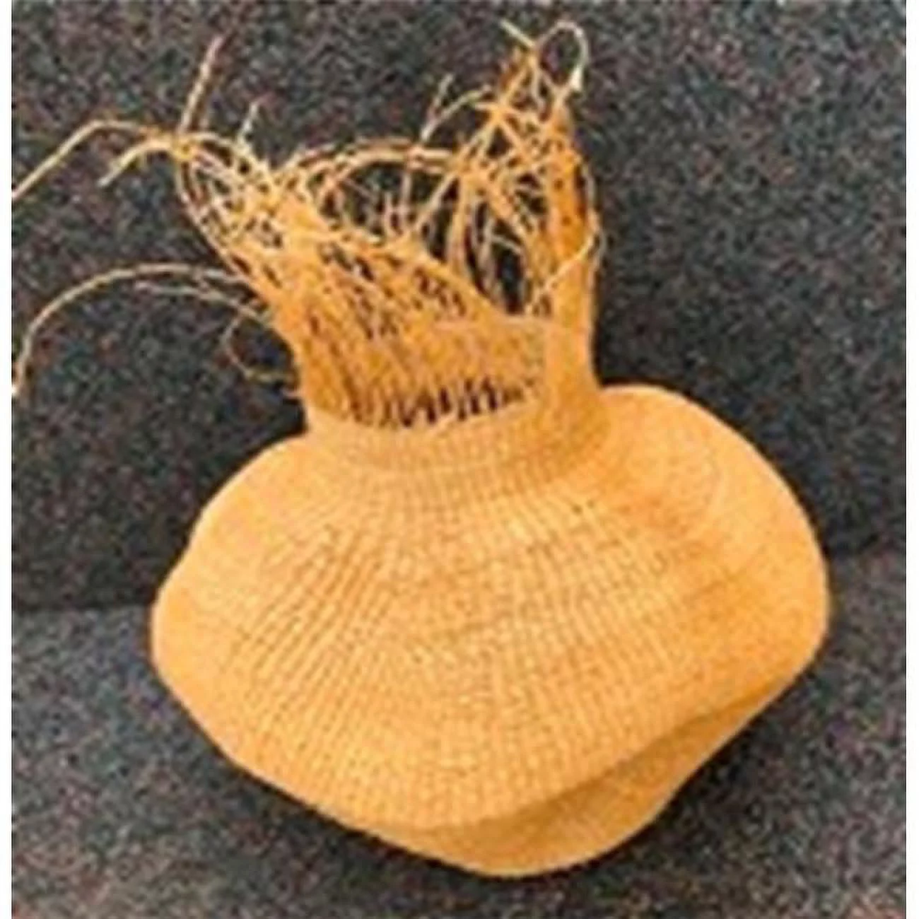 Unfinished Rim Yekine Wave Pot, Natural