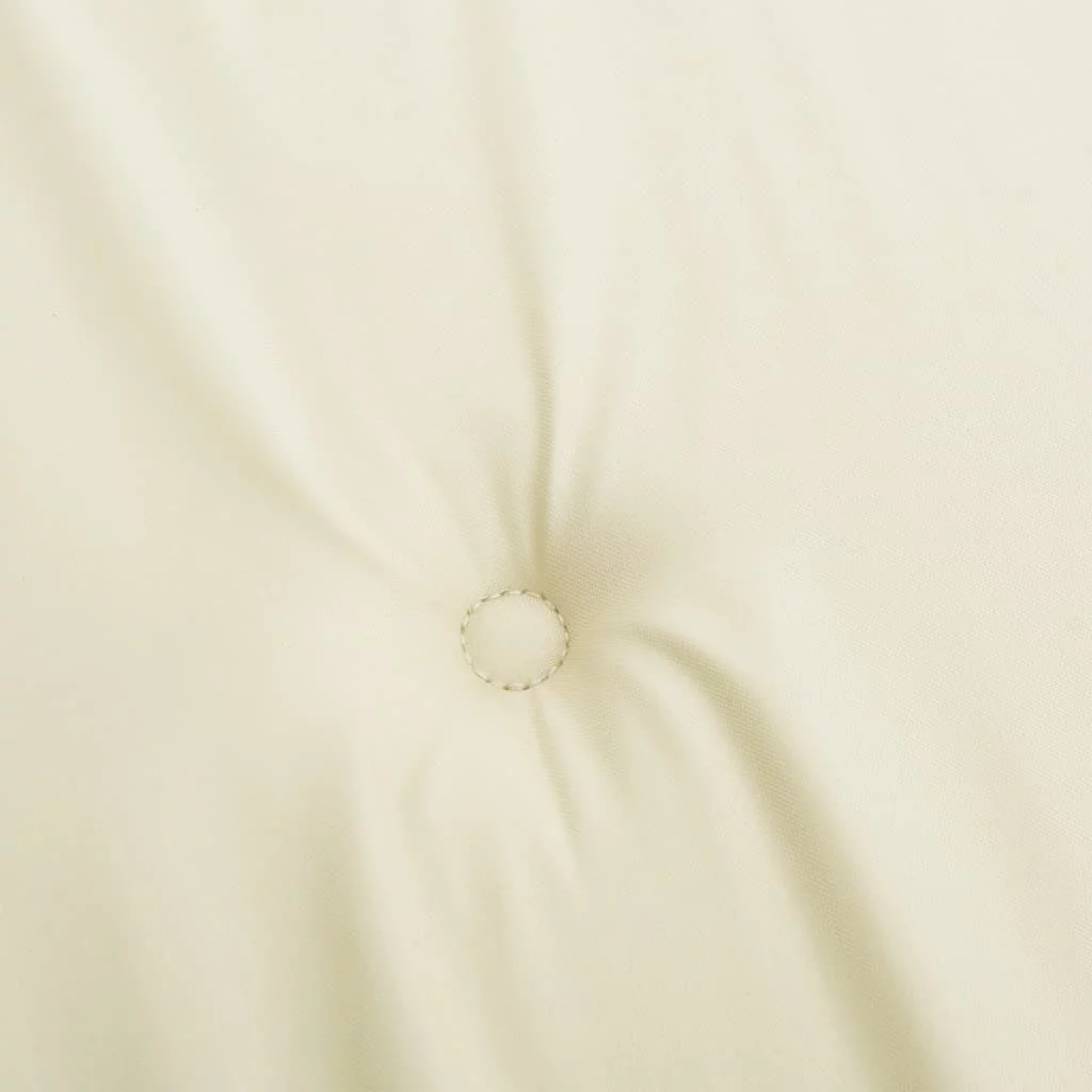 Garden Highback Chair Cushions 6 pcs Cream 47.2