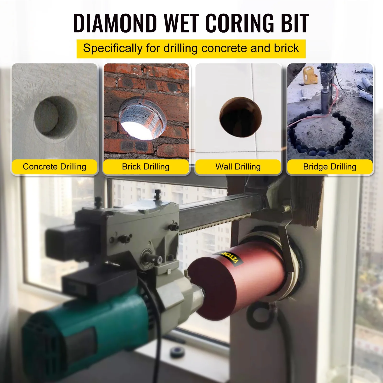 VEVOR Diamond Core Drill, 4