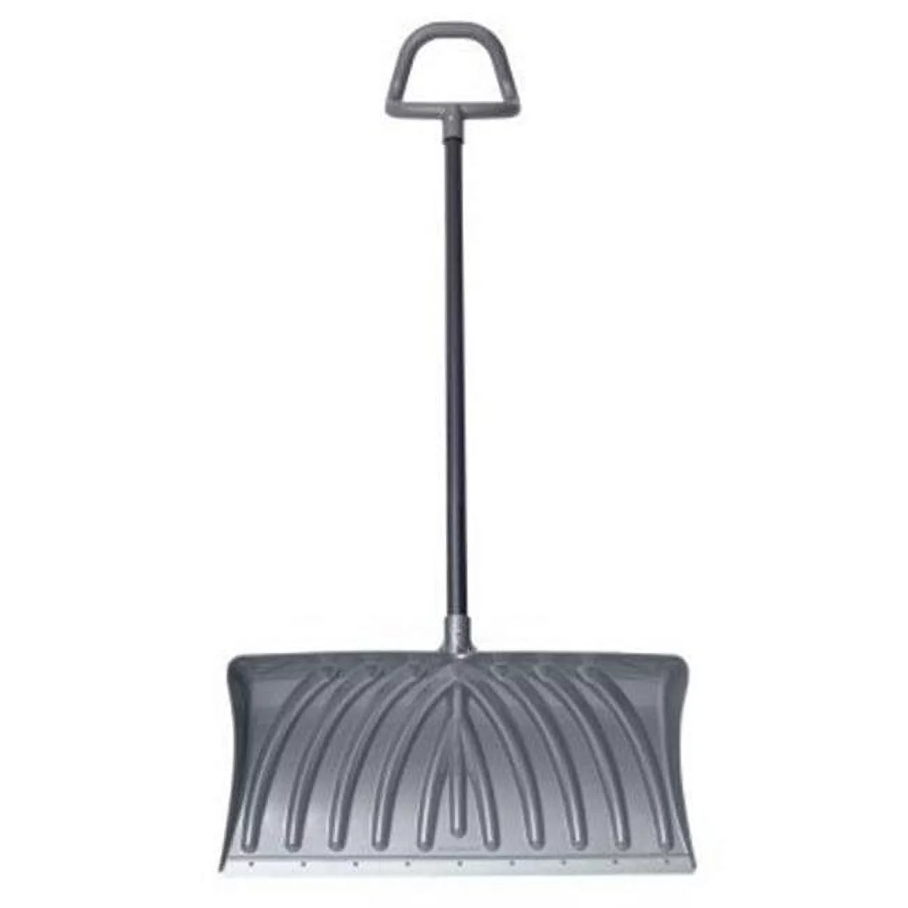 Suncast 235837 12 x 27 in. Gray Deluxe Poly Snow Shovel & Pusher