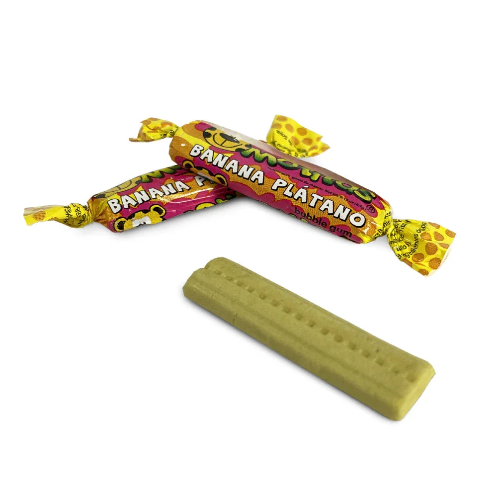Motitas Banana Bubble Gum Chicles De Motitas (7.76 Oz)