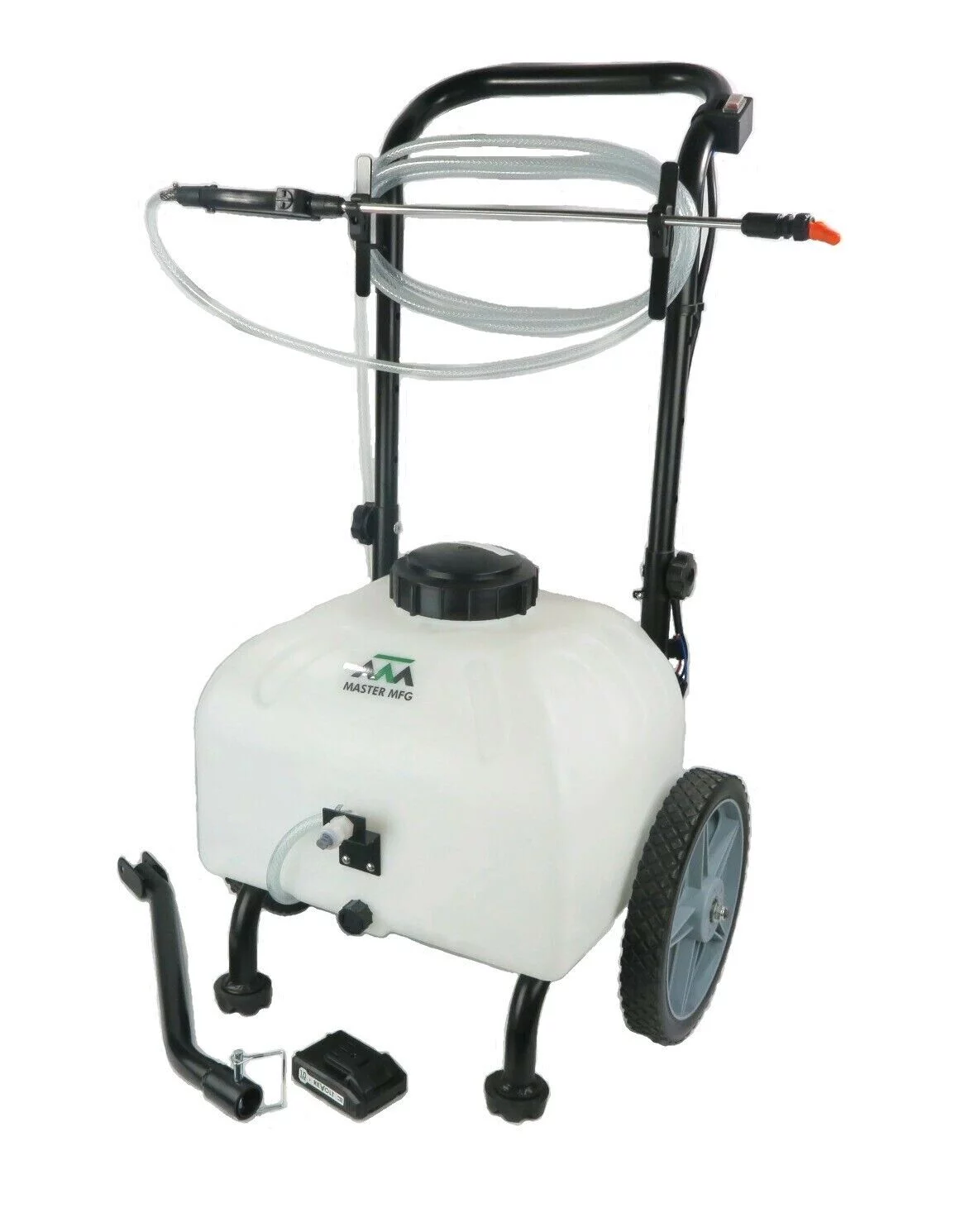 The ROP Shop | Battery Powered 9 Gallon Cart Sprayer for De-Icing Steps, Walkways and Driveways