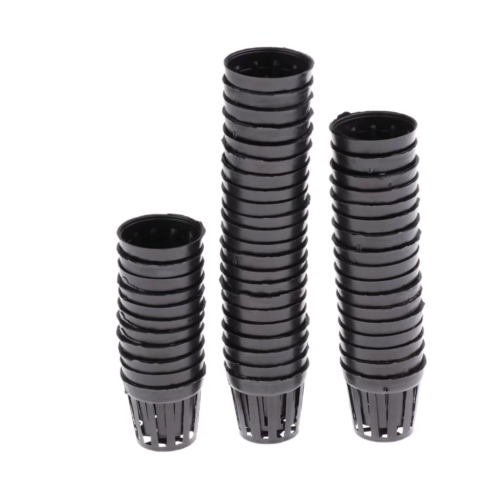 100pcs Pot Baskets Aquarium Aquatic Water Plant Grass Cultivate S