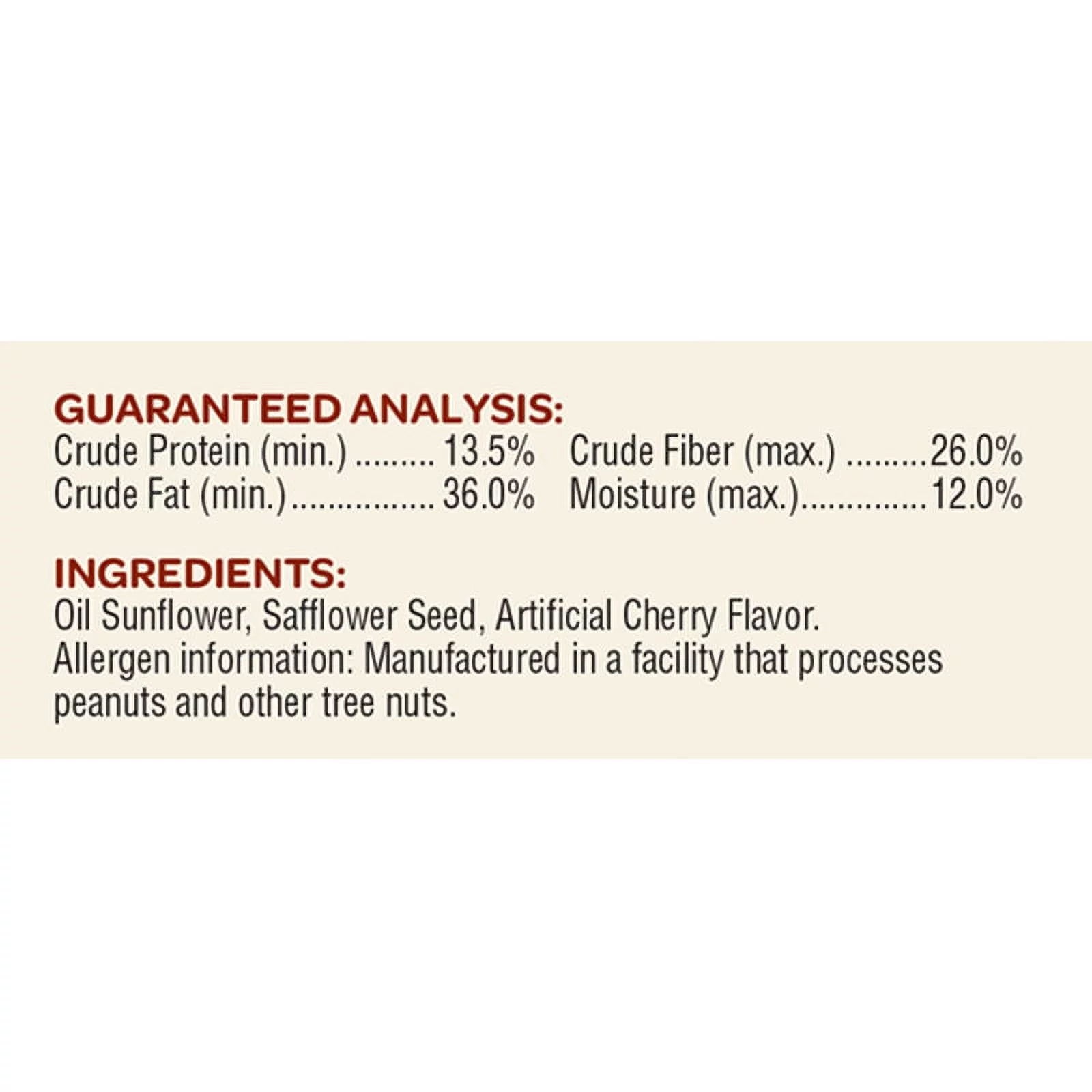 1 PC Kaytee Cardinal Black Oil Sunflower Seed Wild Bird Food 7 lb