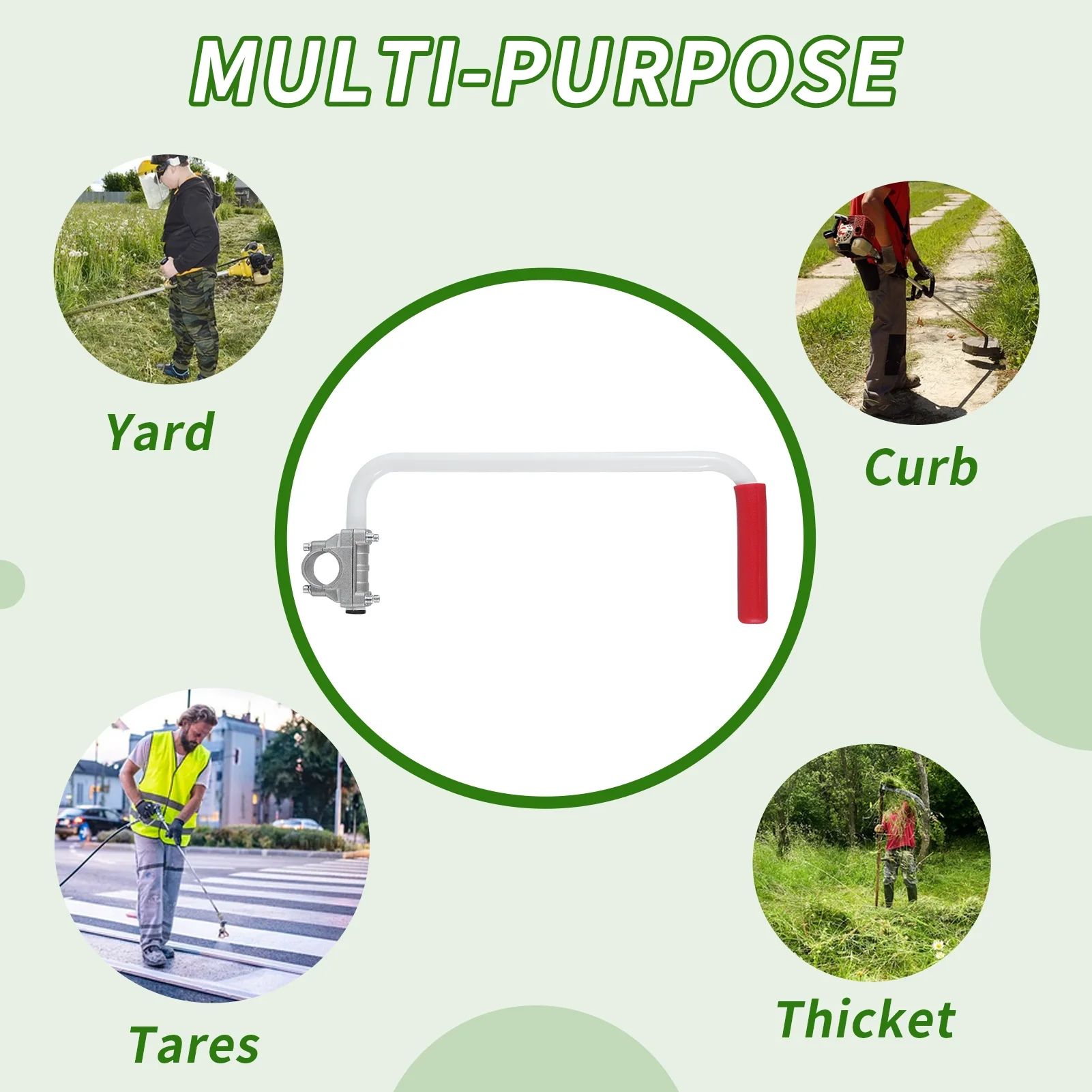 Tool handle,Handle Handle Clamp Lawn Tool Of Mower Handle With Handle Lawn Handle Care Cousopo Weed Eater Handle Auxiliary Handle