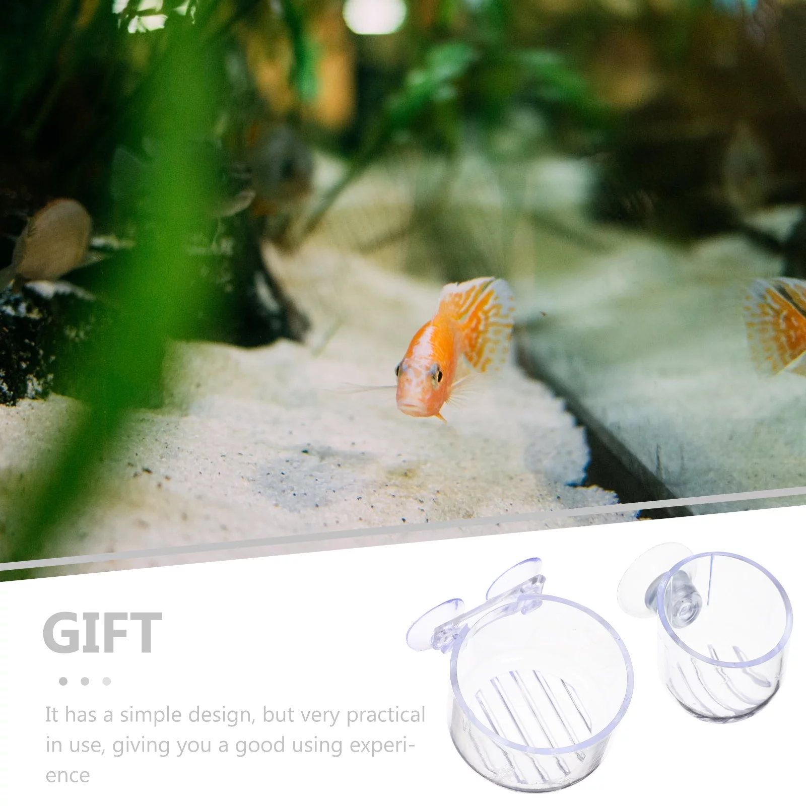 4Pcs Aquarium Plant Holder Red Worm Feeder Cup Aquarium Plant Cup Pot with Suction Cups