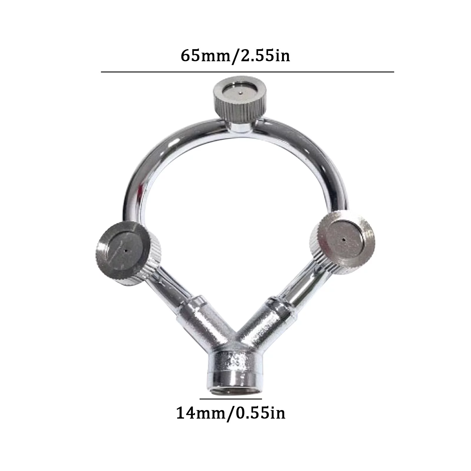Stainless Steel Multi Head Round Nozzle Moving Nozzle Ring Nozzle Garden Nozzle Water Nozzle Pad for Kids Ages 4-8 Dual Spray Sprinkler Head Garden Irrigation System Sprinkler Shield Guard