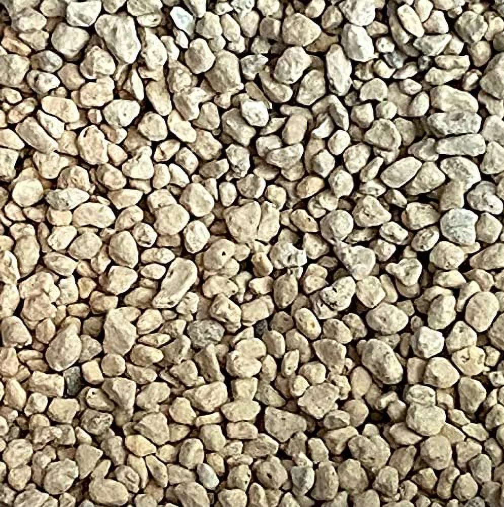 Japanese Hyuga Pumice for & Bonsai Tree Soil Mix - Small Grain (3 mm～6 mm) 18 Liter