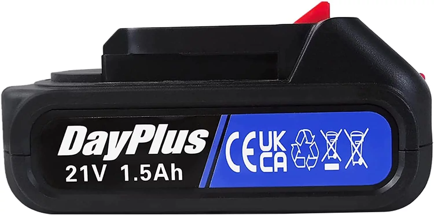 21V 1500mAh Battery for Dayplus Cordless Reciprocating Saw/Cordless Chainsaw, Electric Rechargeable Li-ion Battery (ONLY 1pcs Battery)