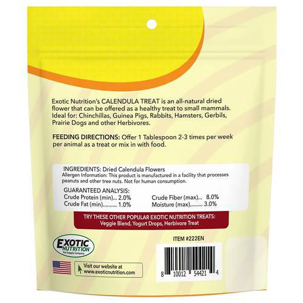 Exotic Nutrition Calendula Flowers 1 oz.