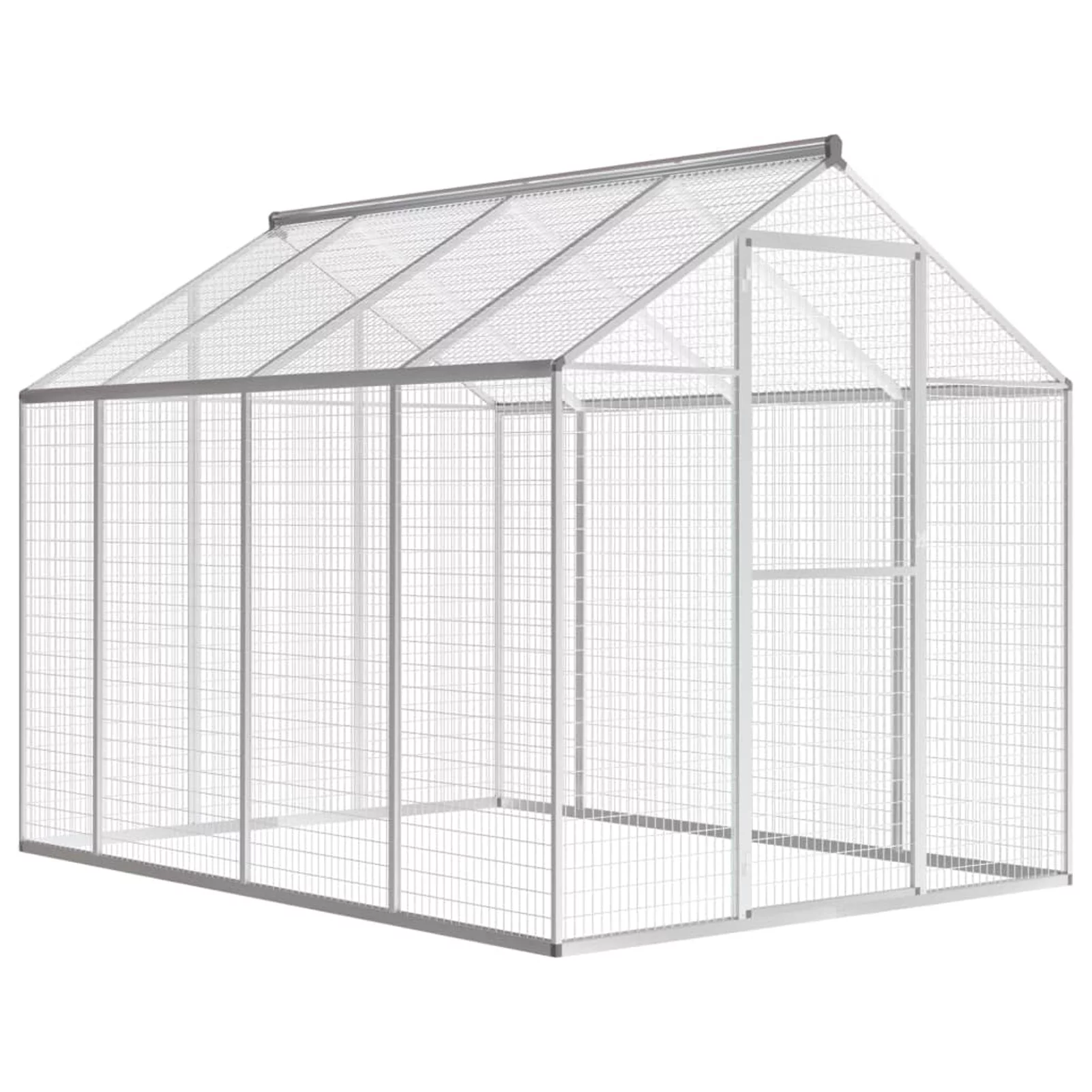 moobody  Aviary Aluminum, Walk-in Aviary with Heavy-Duty Hinged Door, Playing, Exercising, Training Wire Mesh 70