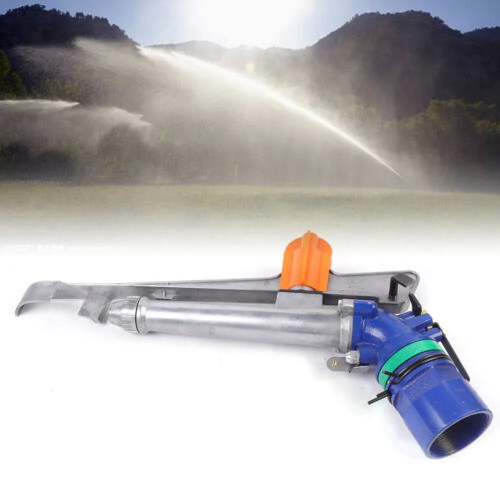 1.5 in Irrigation Sprinkler Large Impact Area Water Spray Gun 360° Adjustable