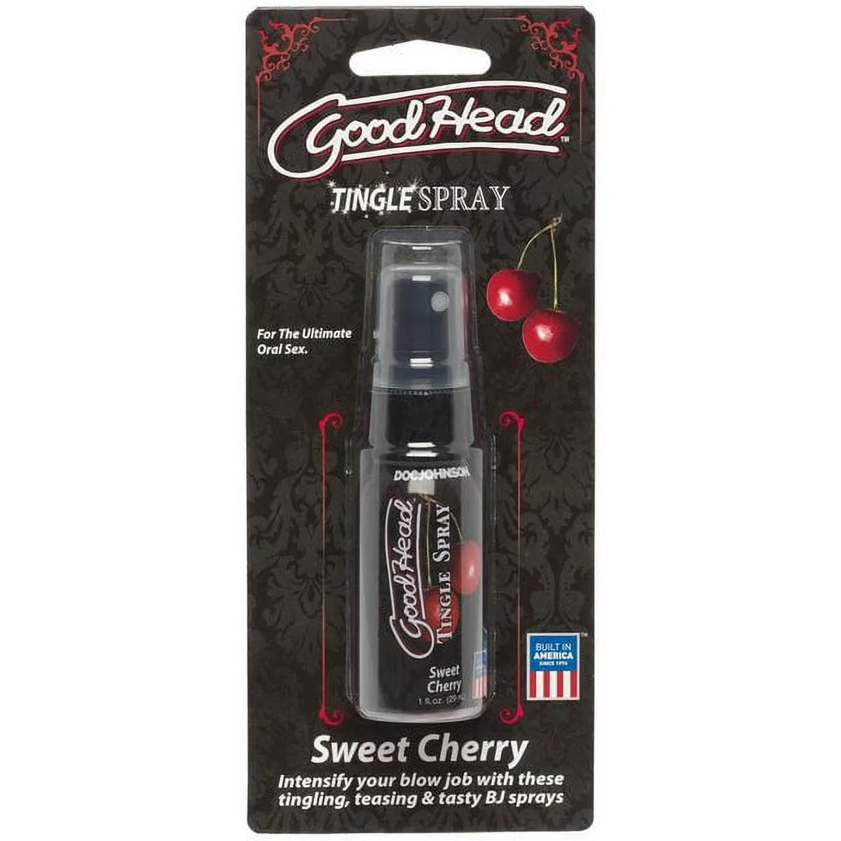 Doc Johnsons GoodHead Tingle Spray Sweet Cherry 1oz
