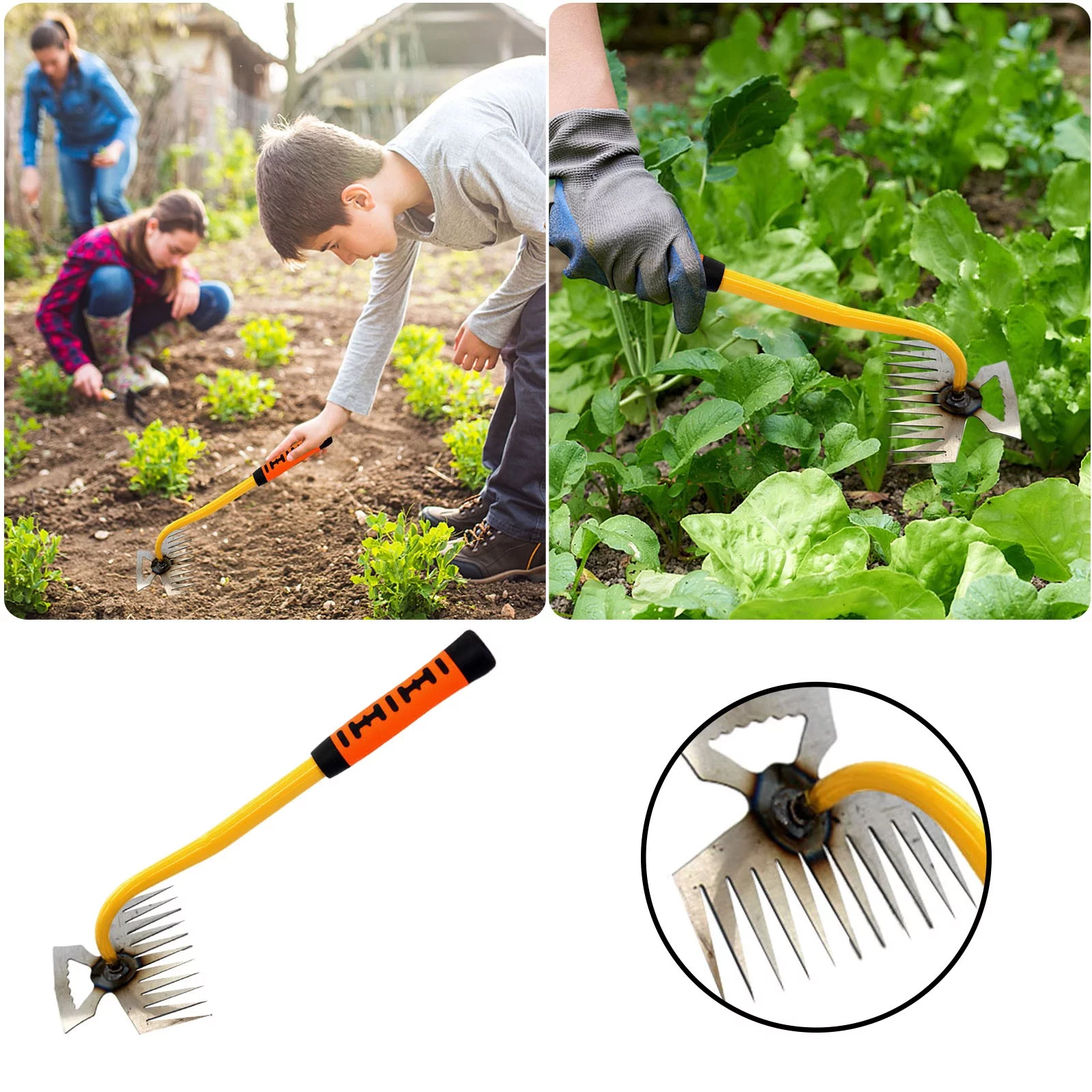Replio Gardening Removal Tool Efficient Puller For Flower Home Use Vegetable Gardening Stainless Steel Small Shovel（1 PC）