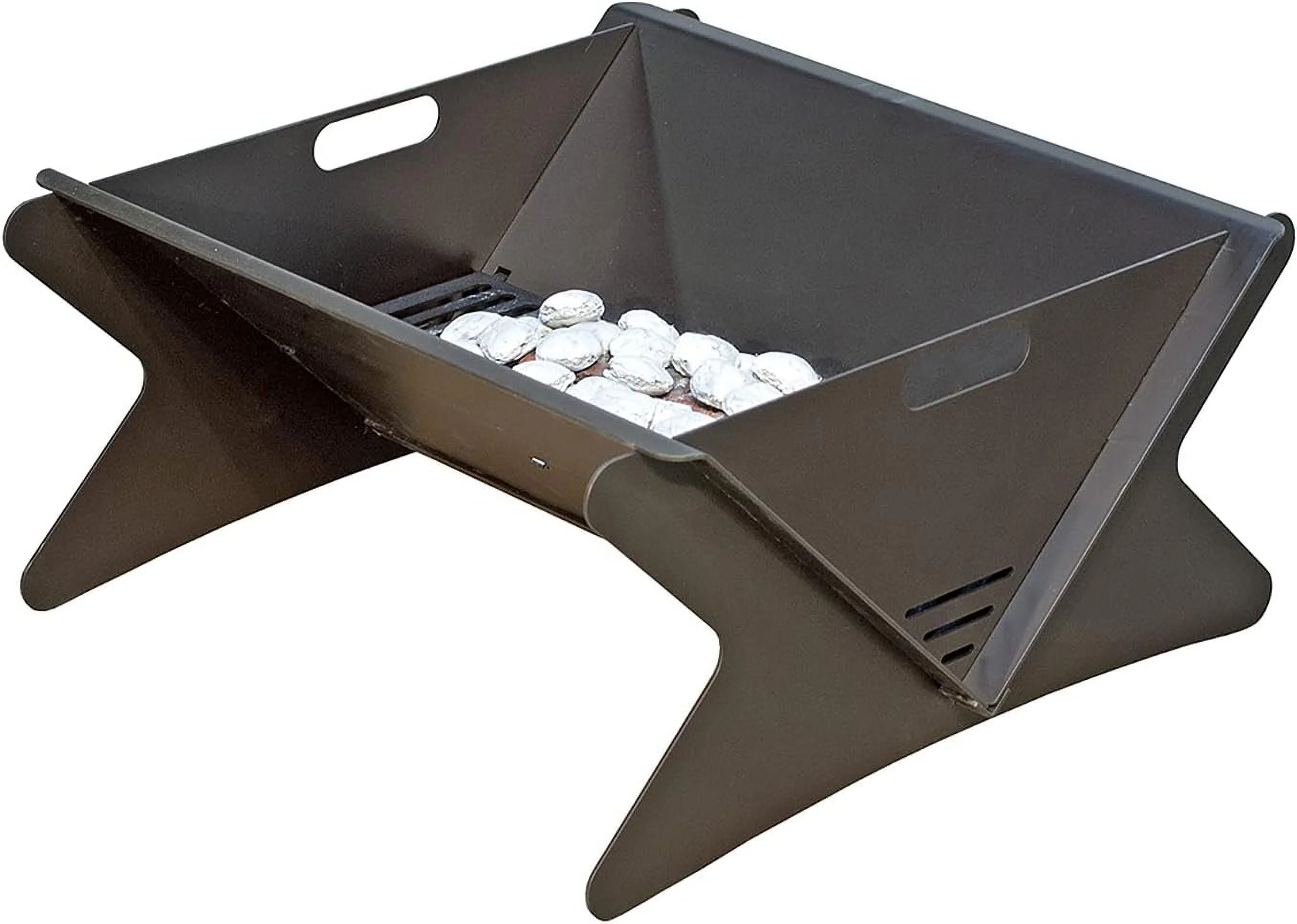 Elegant Gauge Steel Portable Fire Pit