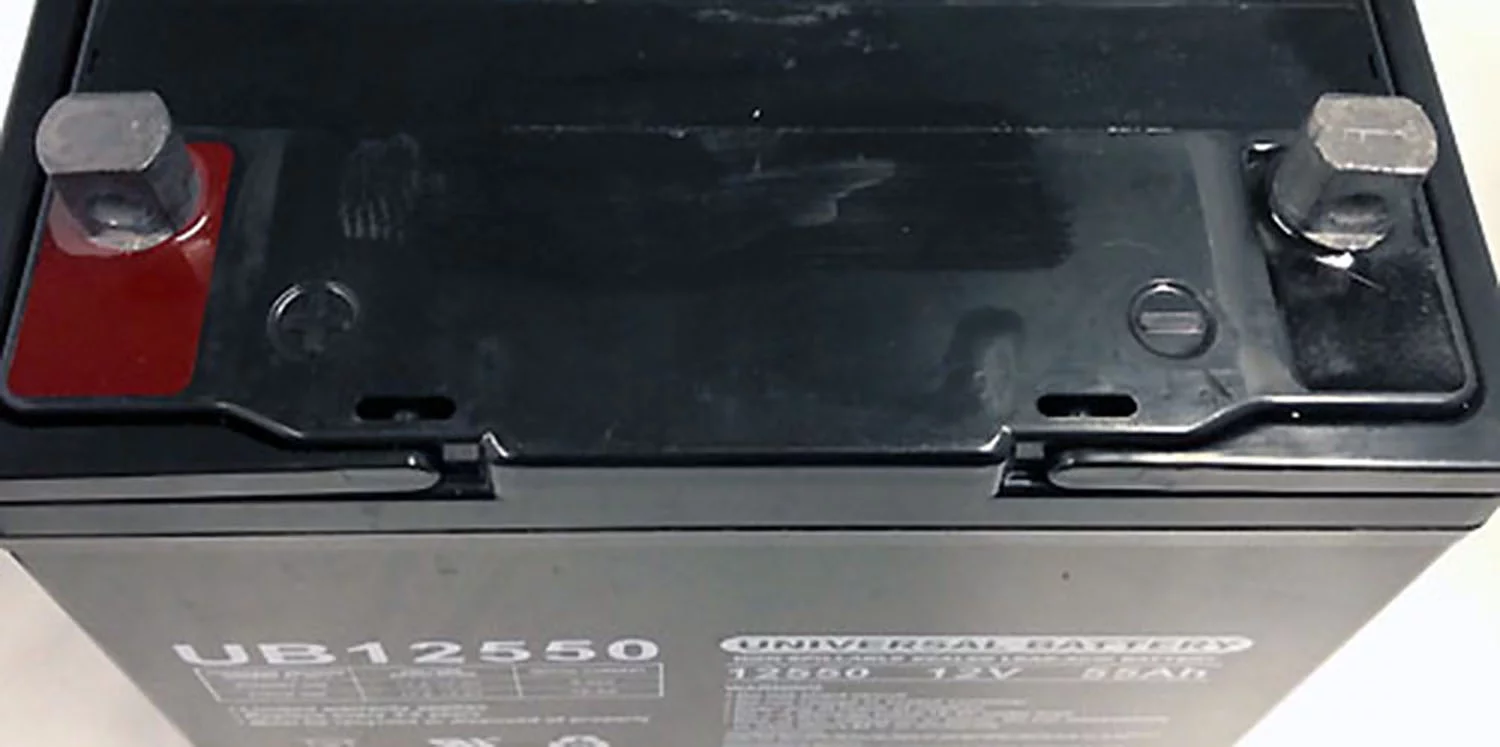 12V 55Ah Battery for Power King UT 620HV Tractor - 2 Pack