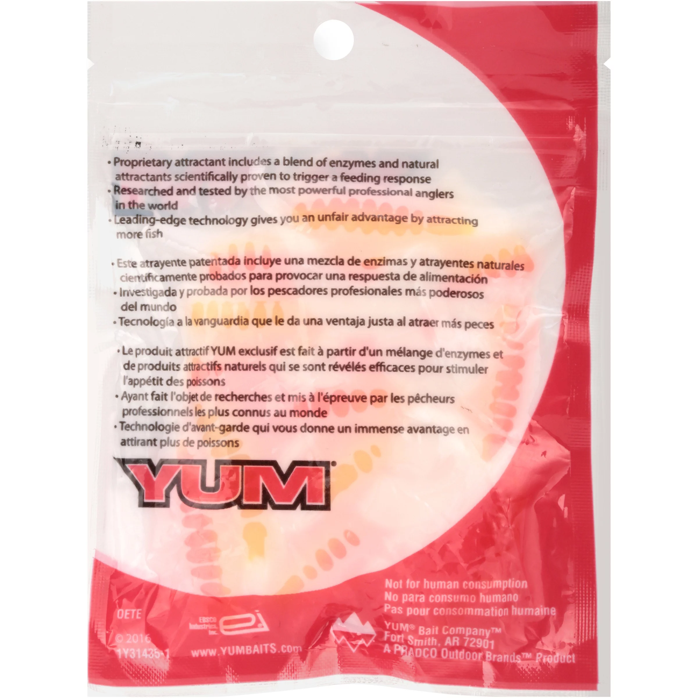 YUM Ribbontail Grub Soft Plastic Tangerine Cream 3