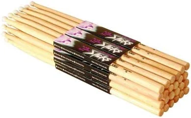 On-Stage Wood Tip Maple Wood 5A Drumsticks 24-Pairs