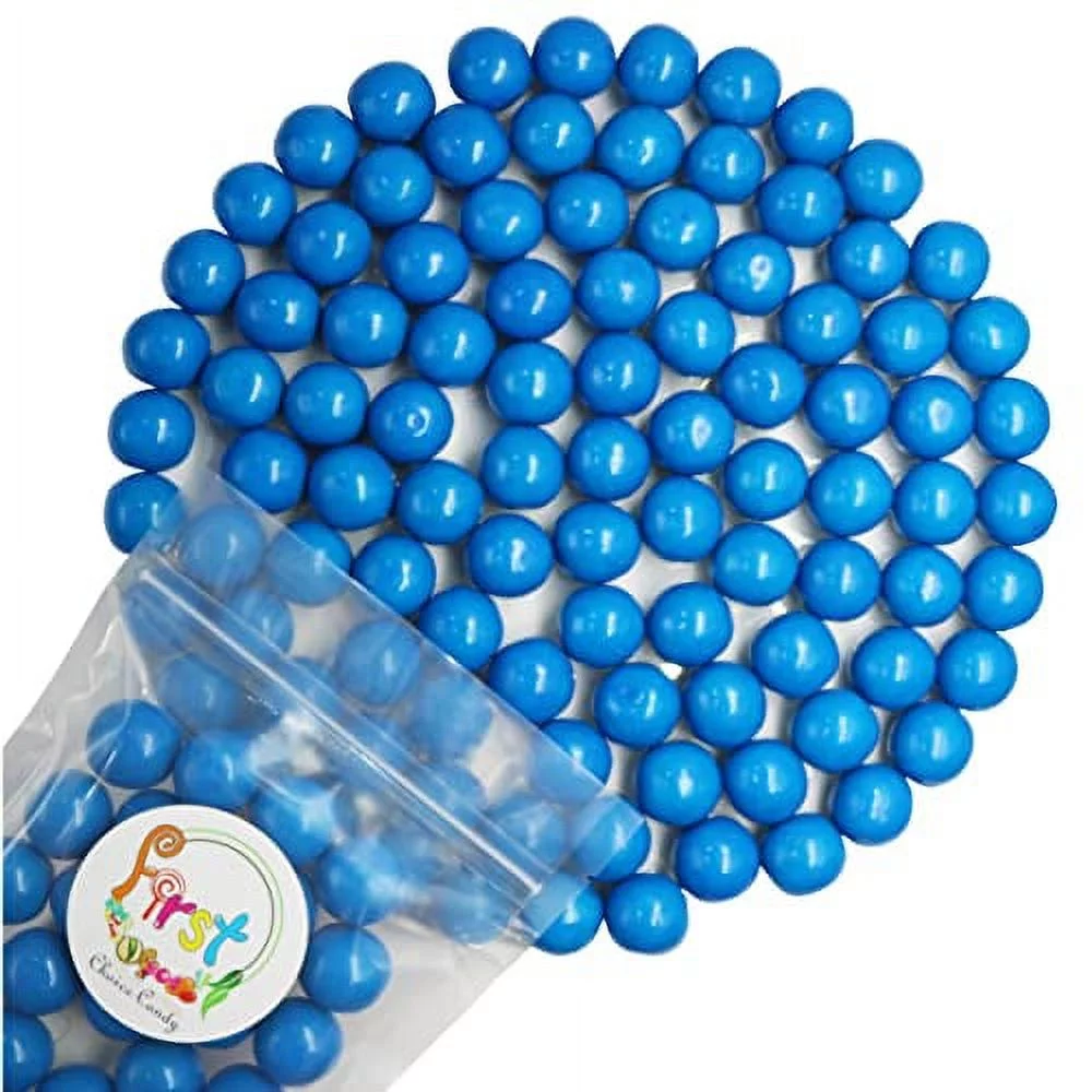 1 Inch Large Gumballs, Large One Inch All Flavor Gumballs (5 Pound (Pack Of 1), Blue)