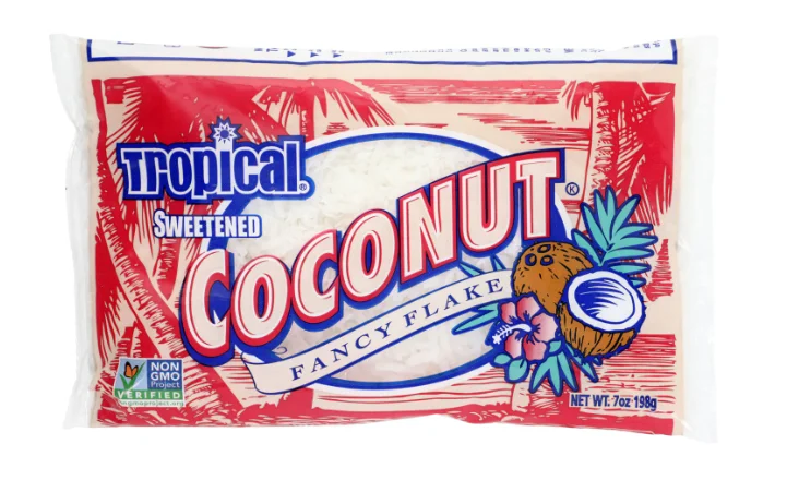 Tropical Sweetened Coconut Fancy Flakes, 7 oz
