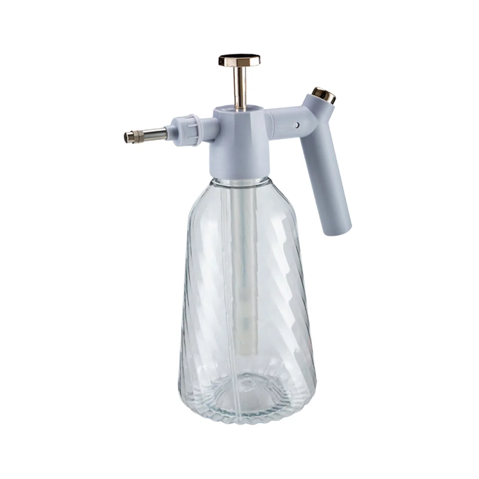 0.4 Gallon Hand Pump Pressure Water Sprayer for Lawn Car Detailing Gardening White