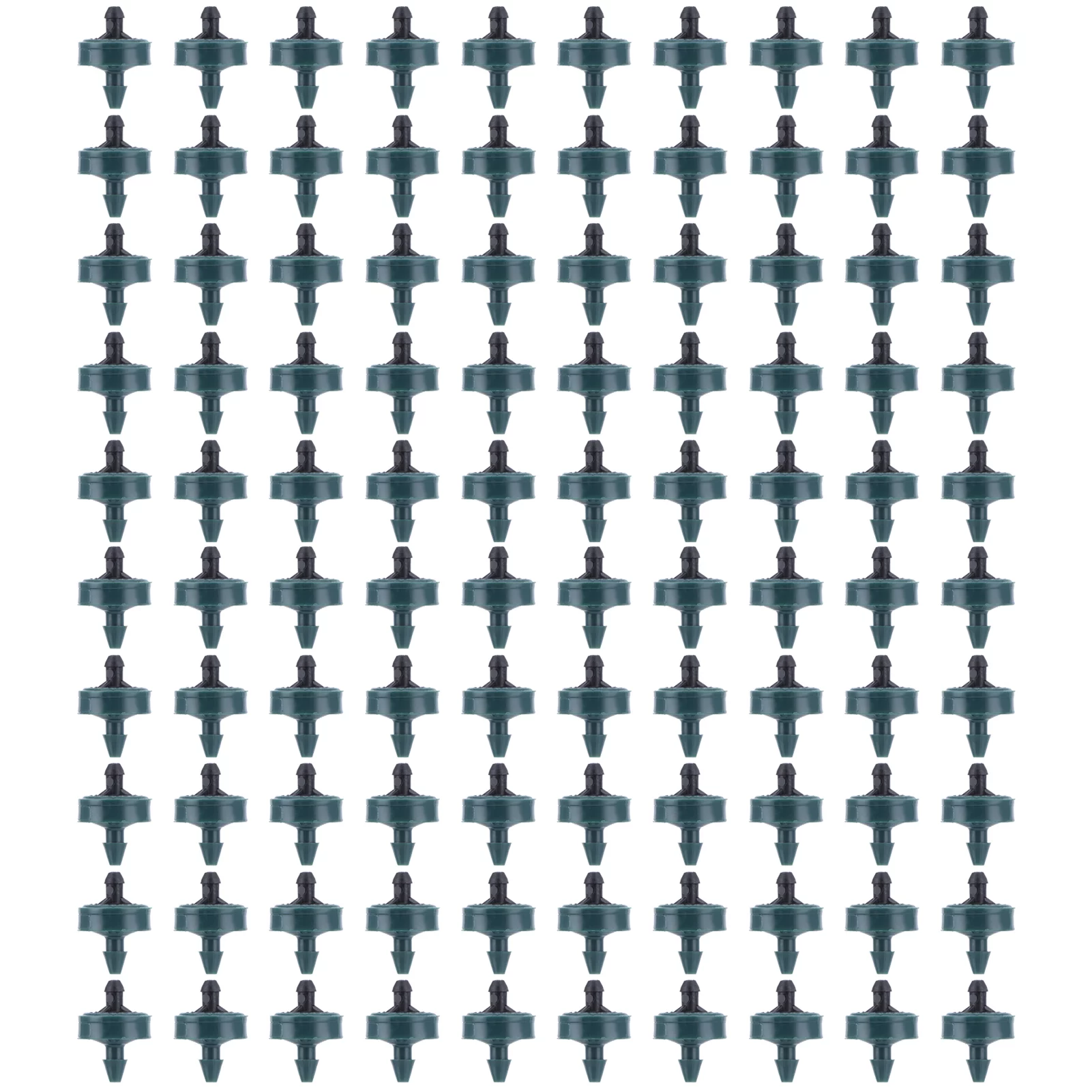 Uadme 100PCS/Bag 8L Horticulture Irrigation Pressure Compensating Dripper Pressure Compensating Drippers Micro Drip Irrigation System Watering Sprinkler