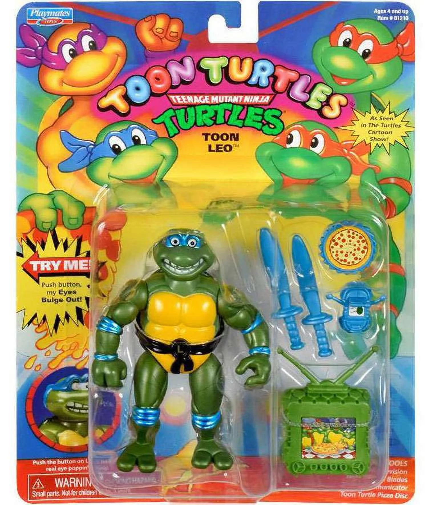 Teenage Mutant Ninja Turtles Cartoon Toon Leo Action Figure