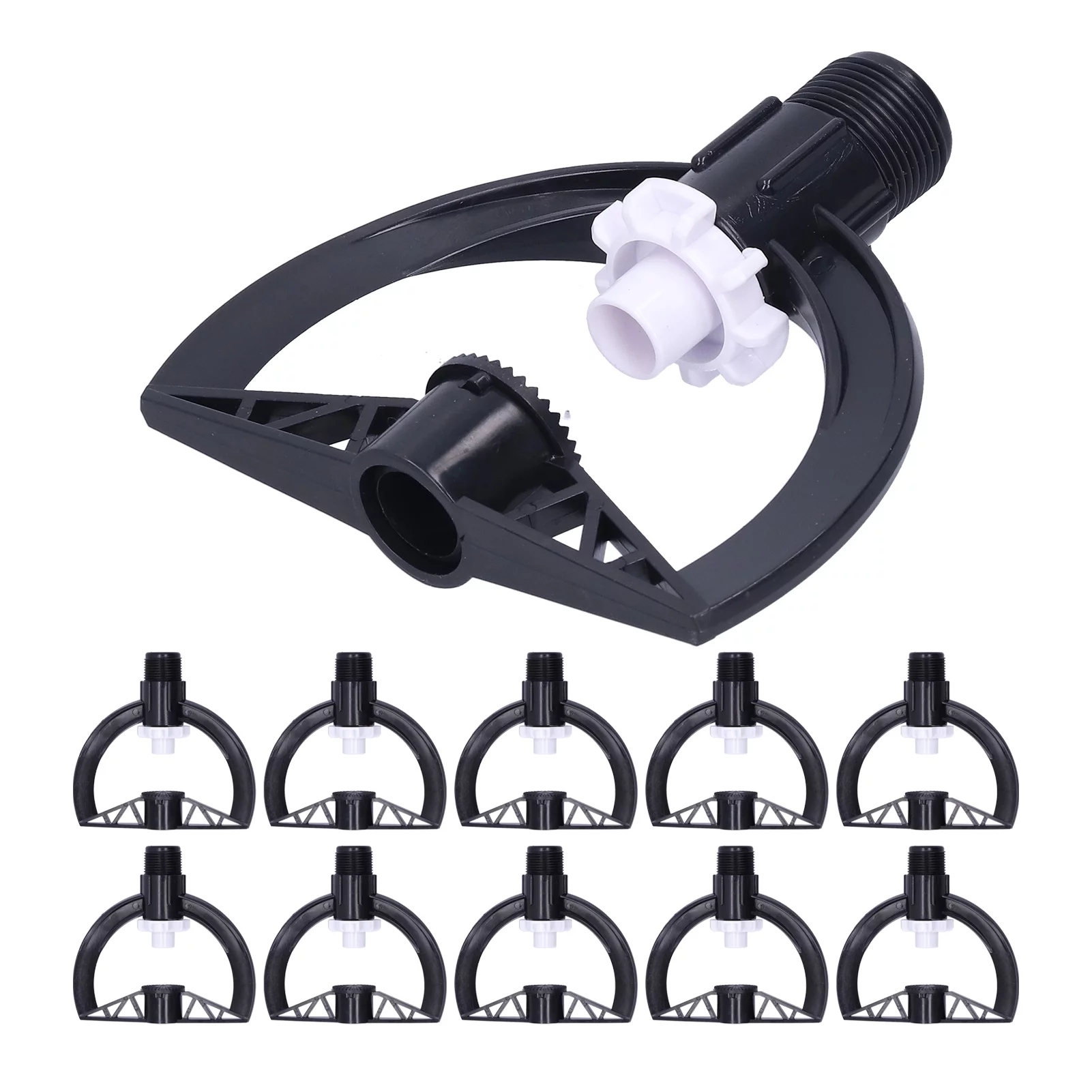 Verdant Touch Garden Sprayer Rotating Sprinkler G3/4 Male Thread Garden Lawn Sprayer Nozzle, 10Pcs, Greenhouse Supplies