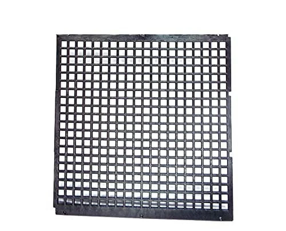 Custom Pro 24 Inch x 24 Inch Support Grate for Water Feature Basin Construction Holds Pond and Water Garden Bubblers, Rocks, Other Decorations - Hides Reservoir - Rustproof - Black - Can Be Cut
